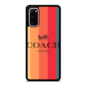 COACH NEW YORK STRIPES 2 Samsung Galaxy S20 Case Cover COACH NEW YORK STRIPES 2 Samsung Galaxy S20 Case Cover