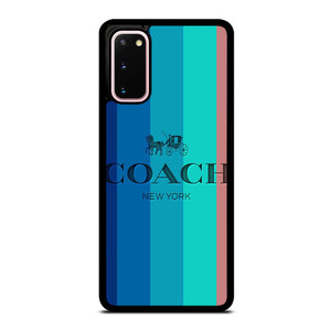 COACH NEW YORK STRIPES Samsung Galaxy S20 Case Cover