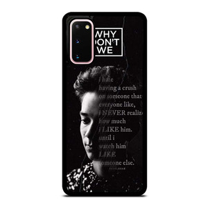 CORBYN BESSON WHY DON'T WE QUOTE Samsung Galaxy S20 Case Cover CORBYN BESSON WHY DON'T WE QUOTE Samsung Galaxy S20 Case Cover