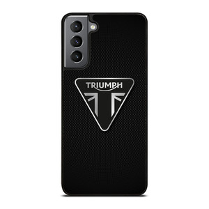 TRIUMPH CARBON FIBER Samsung Galaxy S21 Plus Case Cover TRIUMPH CARBON FIBER Samsung Galaxy S21 Plus Case Cover