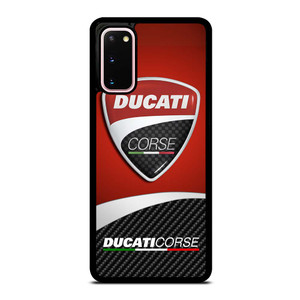 DUCATI CORSE LOGO CARBON Samsung Galaxy S20 Case Cover DUCATI CORSE LOGO CARBON Samsung Galaxy S20 Case Cover