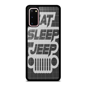 EAT SLEEP JEEP LOGO Samsung Galaxy S20 Case Cover