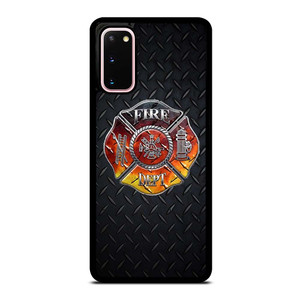 FIREFIGHTER FIREMAN METAL LOGO Samsung Galaxy S20 Case Cover