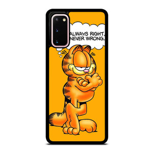GARFIELD LAZY CAT QUOTE Samsung Galaxy S20 Case Cover GARFIELD LAZY CAT QUOTE Samsung Galaxy S20 Case Cover