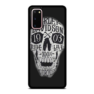 HARLEY DAVIDSON 1903 SKULL Samsung Galaxy S20 Case Cover HARLEY DAVIDSON 1903 SKULL Samsung Galaxy S20 Case Cover