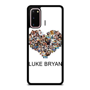 I LOVE LUKE BRYAN COLLAGE Samsung Galaxy S20 Case Cover