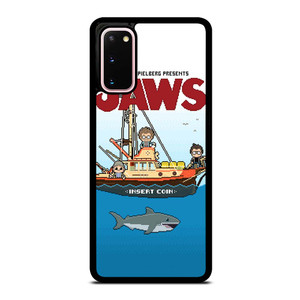 JAWS LOGO 8 BIT Samsung Galaxy S20 Case Cover JAWS LOGO 8 BIT Samsung Galaxy S20 Case Cover