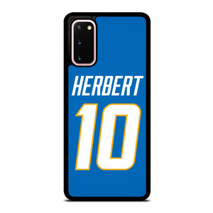 JUSTIN HERBERT LOS ANGELES CHARGERS NFL Samsung Galaxy S20 Case Cover JUSTIN HERBERT LOS ANGELES CHARGERS NFL Samsung Galaxy S20 Case Cover