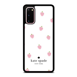 KATE SPADE NEW YORK PINK STRAWBERRY Samsung Galaxy S20 Case Cover KATE SPADE NEW YORK PINK STRAWBERRY Samsung Galaxy S20 Case Cover