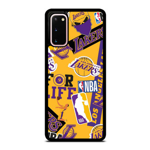 LA LOS ANGELES LAKERS STICKER BOMB Samsung Galaxy S20 Case Cover