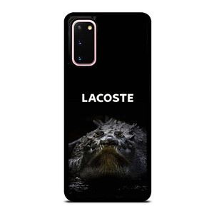 LACOSTE CROCODILE BLACK Samsung Galaxy S20 Case Cover LACOSTE CROCODILE BLACK Samsung Galaxy S20 Case Cover