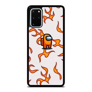AMONG US ORANGE FLAMES Samsung Galaxy S20 Plus Case Cover AMONG US ORANGE FLAMES Samsung Galaxy S20 Plus Case Cover