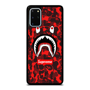 BAPE SHARK SUPREME CAMO RED Samsung Galaxy S20 Plus Case Cover BAPE SHARK SUPREME CAMO RED Samsung Galaxy S20 Plus Case Cover