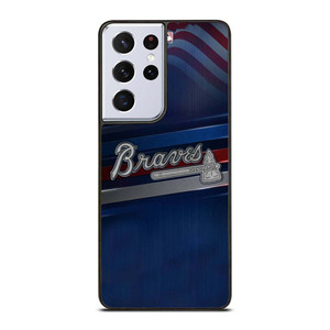 ATLANTA BRAVES MLB LOGO Samsung Galaxy S21 Ultra Case Cover ATLANTA BRAVES MLB LOGO Samsung Galaxy S21 Ultra Case Cover