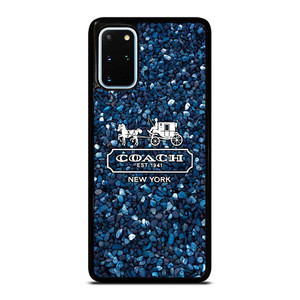 COACH NEW YORK BLUE STONE Samsung Galaxy S20 Plus Case Cover