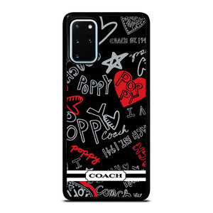 COACH NEW YORK POPPY BLACK Samsung Galaxy S20 Plus Case Cover