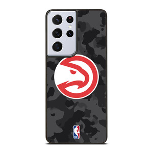 ATLANTA HAWKS BLACK CAMO Samsung Galaxy S21 Ultra Case Cover