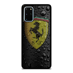 FERRARI DROP WATER BLACK Samsung Galaxy S20 Plus Case Cover