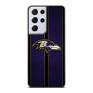 BALTIMORE RAVENS NFL METAL STRIPE Samsung Galaxy S21 Ultra Case Cover BALTIMORE RAVENS NFL METAL STRIPE Samsung Galaxy S21 Ultra Case Cover