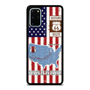 HISTORICAL ROUTE 66 USA FLAG Samsung Galaxy S20 Plus Case Cover HISTORICAL ROUTE 66 USA FLAG Samsung Galaxy S20 Plus Case Cover