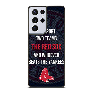 BOSTON RED SOX MLB BASEBALL BANTER FANS 2 Samsung Galaxy S21 Ultra Case Cover