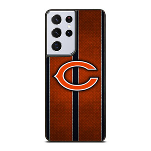 CHICAGO BEARS NFL METAL STRIPE Samsung Galaxy S21 Ultra Case Cover