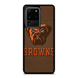 CLEVELAND BROWNS DOG NFL MASCOT Samsung Galaxy S20 Ultra Case Cover