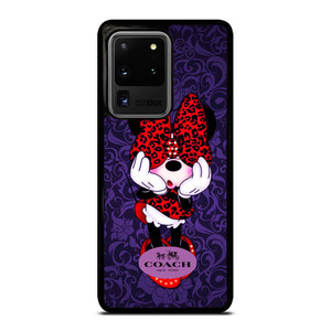 COACH MINNIE MOUSE PURPLE Samsung Galaxy S20 Ultra Case Cover COACH MINNIE MOUSE PURPLE Samsung Galaxy S20 Ultra Case Cover