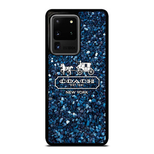COACH NEW YORK BLUE STONE Samsung Galaxy S20 Ultra Case Cover COACH NEW YORK BLUE STONE Samsung Galaxy S20 Ultra Case Cover