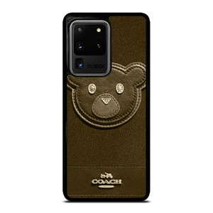 COACH NEW YORK BROWN BEAR Samsung Galaxy S20 Ultra Case Cover COACH NEW YORK BROWN BEAR Samsung Galaxy S20 Ultra Case Cover