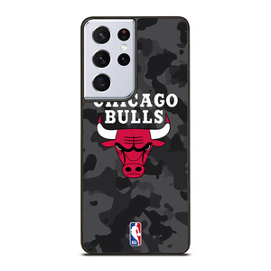 CHICAGO BULLS BLACK CAMO Samsung Galaxy S21 Ultra Case Cover