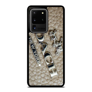 COACH NEW YORK LOGO ON LEATHER Samsung Galaxy S20 Ultra Case Cover