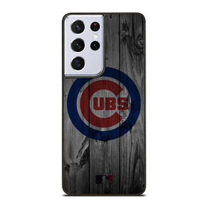 CHICAGO CUBS BASEBALL MLB WOOD LOGO Samsung Galaxy S21 Ultra Case Cover CHICAGO CUBS BASEBALL MLB WOOD LOGO Samsung Galaxy S21 Ultra Case Cover
