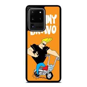 JOHNNY BRAVO CARTOON RIDING BIKE Samsung Galaxy S20 Ultra Case Cover