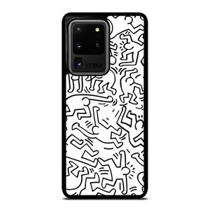 KEITH HARING BLACK WHITE Samsung Galaxy S20 Ultra Case Cover