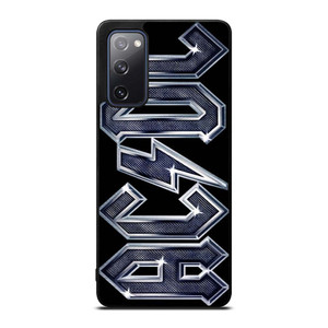 ACDC METAL CARBON LOGO Samsung Galaxy S20 FE Case Cover
