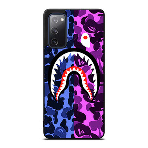 BAPE CAMO LOGO BLUE PURPLE Samsung Galaxy S20 FE Case Cover BAPE CAMO LOGO BLUE PURPLE Samsung Galaxy S20 FE Case Cover