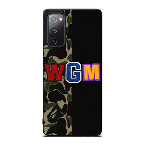 BAPE WGM CAMO Samsung Galaxy S20 FE Case Cover