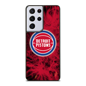 DETROIT PISTONS BASKETBALL NBA FIRE Samsung Galaxy S21 Ultra Case Cover