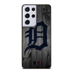 DETROIT TIGERS BASEBALL MLB WOOD LOGO Samsung Galaxy S21 Ultra Case Cover