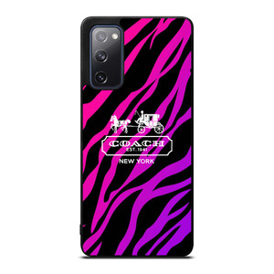 COACH NEW YORK BLACK VIOLET Samsung Galaxy S20 FE Case Cover COACH NEW YORK BLACK VIOLET Samsung Galaxy S20 FE Case Cover