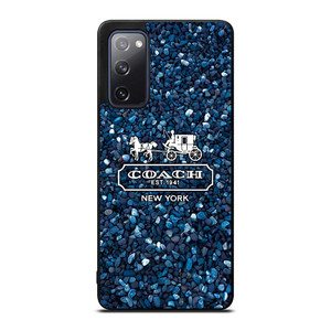 COACH NEW YORK BLUE STONE Samsung Galaxy S20 FE Case Cover COACH NEW YORK BLUE STONE Samsung Galaxy S20 FE Case Cover