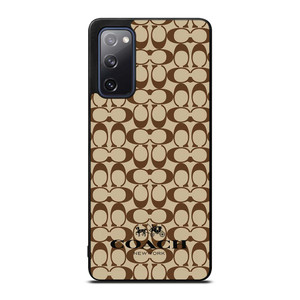 COACH NEW YORK BROWN Samsung Galaxy S20 FE Case Cover COACH NEW YORK BROWN Samsung Galaxy S20 FE Case Cover