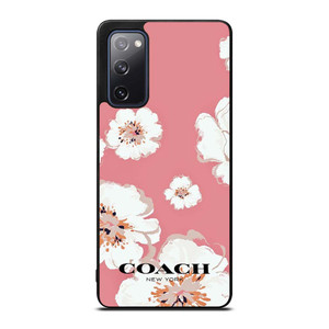 COACH NEW YORK PINK FLOWER Samsung Galaxy S20 FE Case Cover COACH NEW YORK PINK FLOWER Samsung Galaxy S20 FE Case Cover