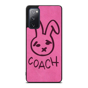 COACH NEW YORK RABBIT LEATHER PINK Samsung Galaxy S20 FE Case Cover COACH NEW YORK RABBIT LEATHER PINK Samsung Galaxy S20 FE Case Cover