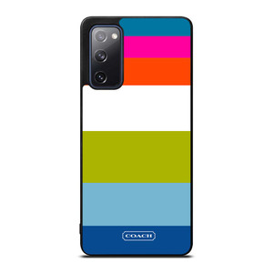 COACH NEW YORK STRIPE 2 Samsung Galaxy S20 FE Case Cover COACH NEW YORK STRIPE 2 Samsung Galaxy S20 FE Case Cover