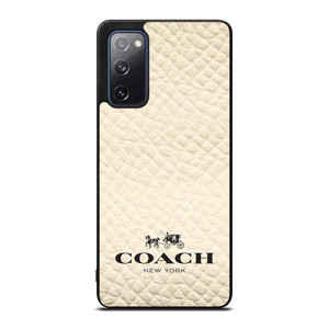 COACH NEW YORK WHITE Samsung Galaxy S20 FE Case Cover COACH NEW YORK WHITE Samsung Galaxy S20 FE Case Cover