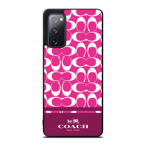COACH PINK NEW YORK Samsung Galaxy S20 FE Case Cover COACH PINK NEW YORK Samsung Galaxy S20 FE Case Cover