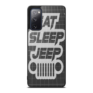 EAT SLEEP JEEP LOGO Samsung Galaxy S20 FE Case Cover