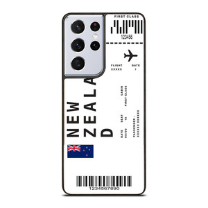 FLIGHT TICKETS NEW ZEALAND Samsung Galaxy S21 Ultra Case Cover